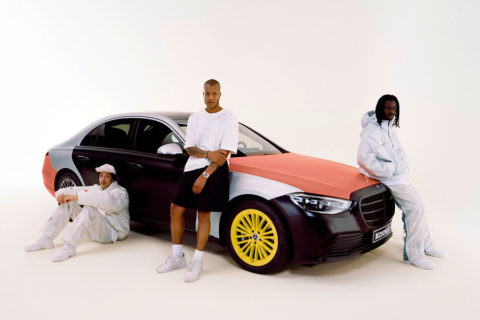 Mercedes-Benz lancia una collezione di vestiti realizzati con vecchi airbag - Con Heron Preston 1