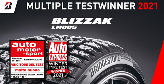 Le prestazioni dello pneumatico invernale Bridgestone Blizzak LM005