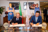 MG Motor a fianco della Federazione Italiana Pallacanestro. Auto e basket - MG & FIP firma accordo