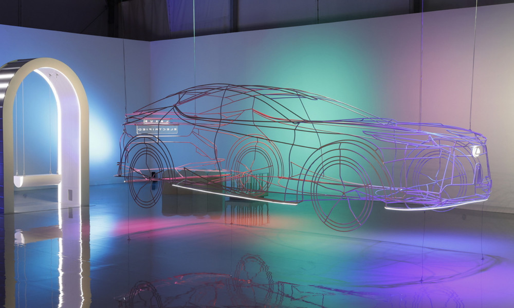 Lexus - il concept LF-Z Electrified diventa una scultura
