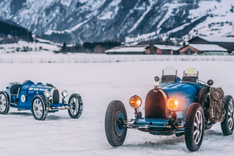 Bugatti Type 51 e Bugatti Baby II alla GP Ice Race 3