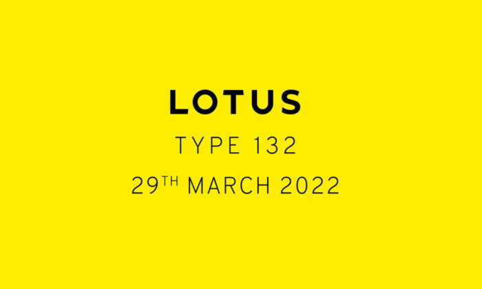 Lotus Type 132 - Video teaser 6