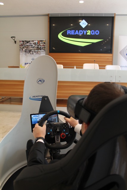 Ready2Go, il simulatore di guida didattico di ACI in realtà virtuale - 1