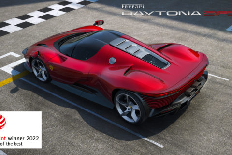 Red Dot Best of the Best per la Ferrari Daytona SP3, design a top