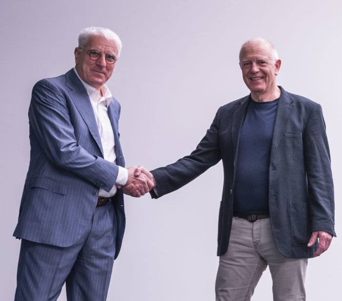 Silvio Pietro Angori, CEO of Pininfarina and Timothy Lyons, CEO and Founder of Viritech
