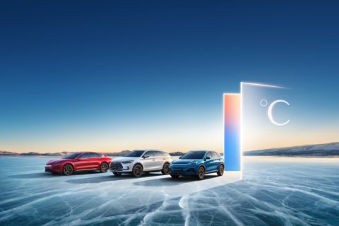 BYDByd presenta tre auto elettriche al Mondial de l'Auto