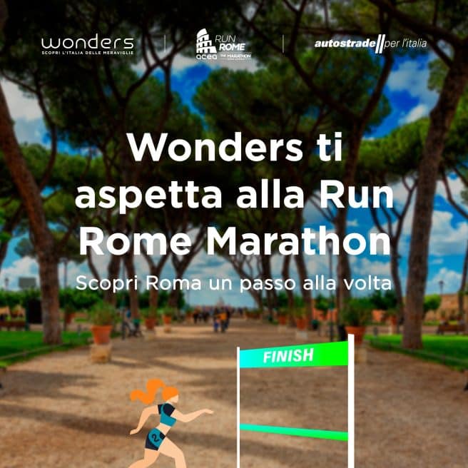Autostrade per l’Italia con Wonders alla maratona di Roma