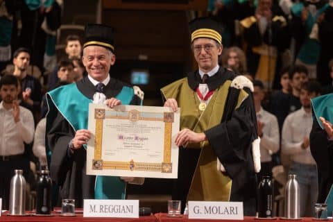 Maurizio Reggiani riceve la Laurea ad Honorem dell’Università di Bologna