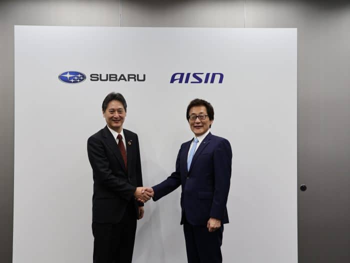 Subaru and Aisin together on eAxle 2 electric vehicles