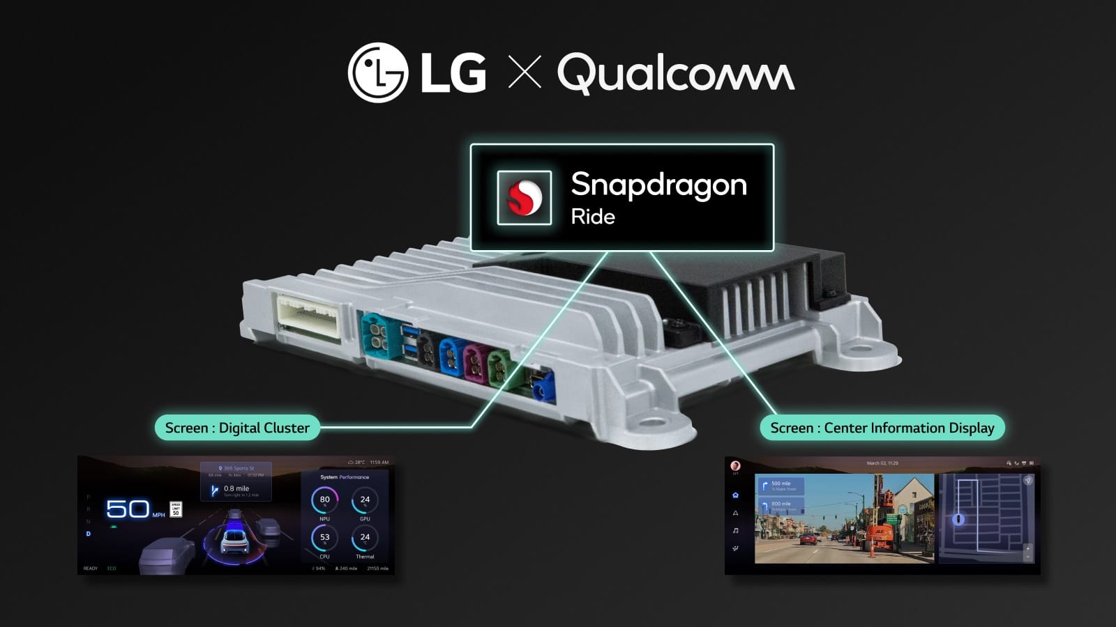 LG e Qualcomm svelano la piattaforma xDC, rivoluzione per l'esperienza di guida