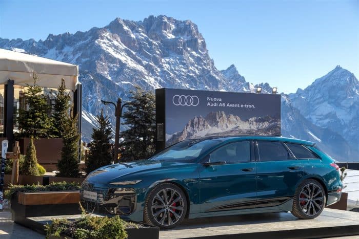 Q6 Sportback e tron anteprima italiana alla Audi FIS Ski World Cup a Cortina media Audi A6 Avant etron 700x467