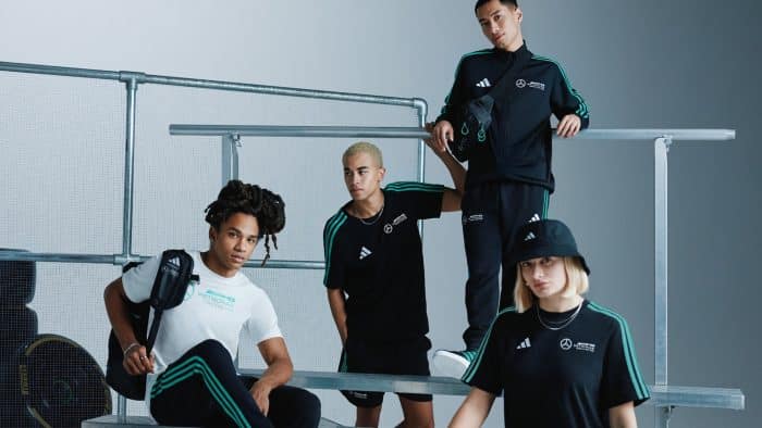 Adidas e Mercedes F1 svelano una collezione per team e appassionati di motorsport 1 700x394