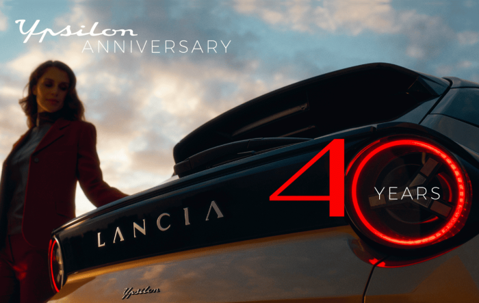 Lancia Ypsilon compie 40 anni. La Ibrida in promozione a 19.900 euro Lancia 40years 700x443