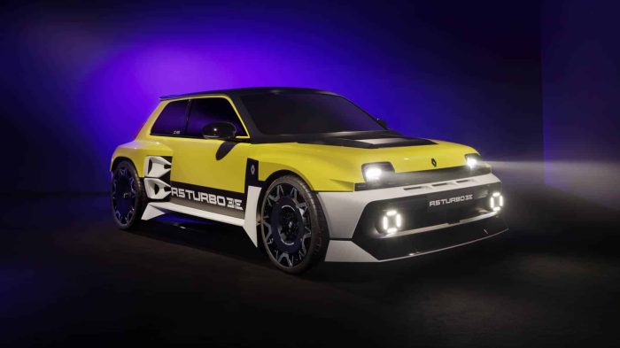 Renault 5 Turbo 3E, il retrofuturismo della supercar