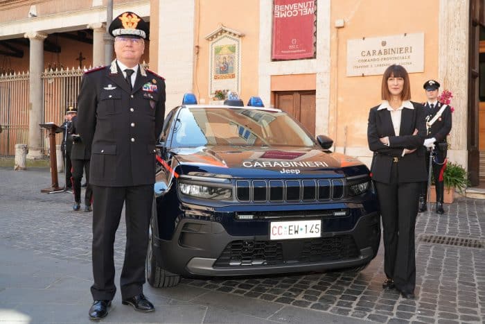 Jeep Avenger Elettrica per Carabinieri, Arma a zero emissioni 5