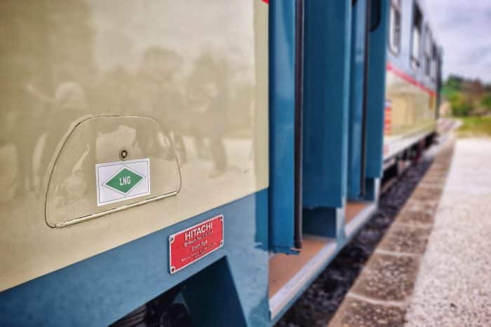 Operativa la prima automotrice passeggeri europea alimentata a Biometano Liquido BioGNL con Ecomotive solutions 2 700x467