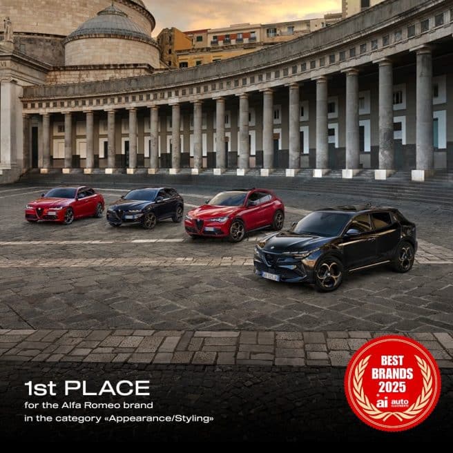 Alfa Romeo ha conquistato 3 premi 22BEST CARS22 in Germania con Giulia Tonale Stelvio 3 dimensioni grandi 656x656