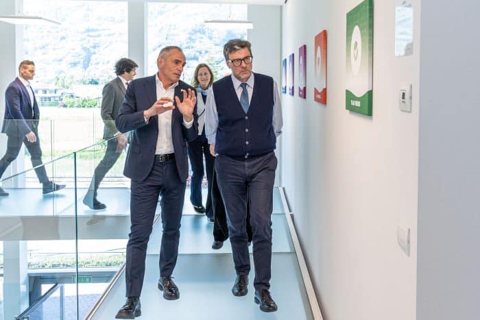 Autotorino Inaugurazione Sede Cosio Valtellino Plinio Vanini Ministro Giancarlo Giorgetti 700x467