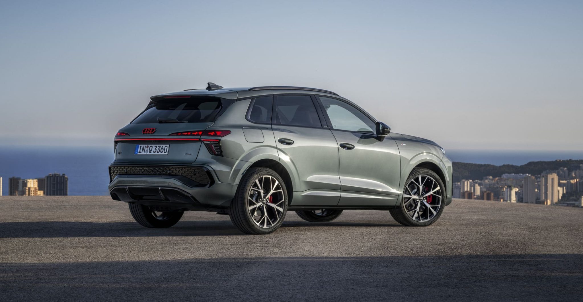 hippoca Auto Tappetini Bagagliaio per Audi Q3 Sportback 2019 2020 2021 2022 2023, Copertura Totale Protezione Copri Baule Antiscivolo AntiGraffio
