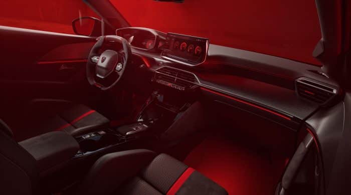 Peugeot E-208 GTi, le caratteristiche della elettrica sportiva compatta 5 Peugeot E 208 GTi 6 700x389