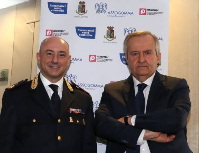 Santo Puccia, Direttore del Servizio Polizia Stradale e Fabio Bertolotti, Direttore di Assogomma