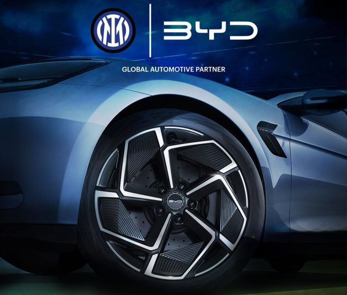 Inter, è BYD il Global Automotive Partner dei nerazzurri