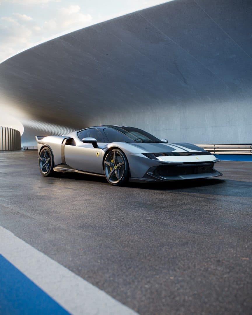 Ferrari 849 Testarossa Assetto Fiorano Grigio Titanio 3 dimensioni grandi 864x1080