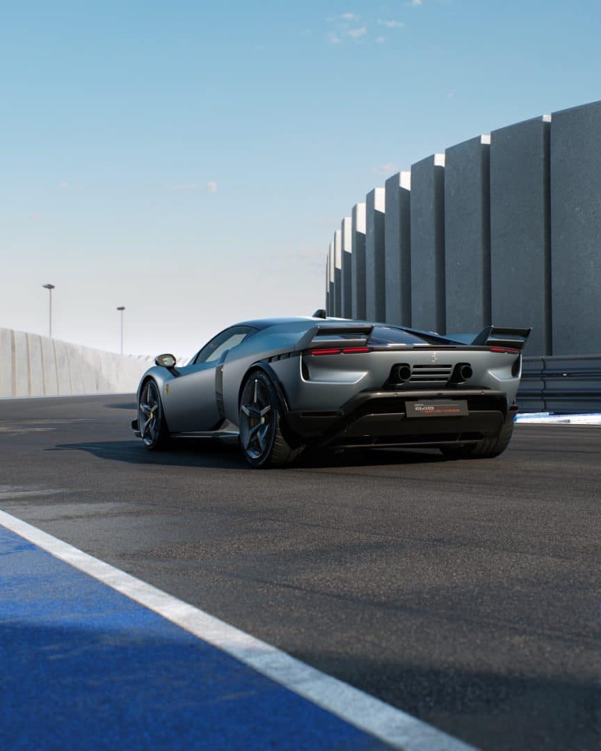 Ferrari 849 Testarossa Assetto Fiorano Grigio Titanio 6 dimensioni grandi 864x1080