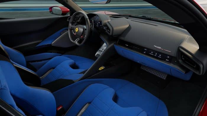 Ferrari 849 Testarossa Rosso Fiammante 18 dimensioni grandi 700x394