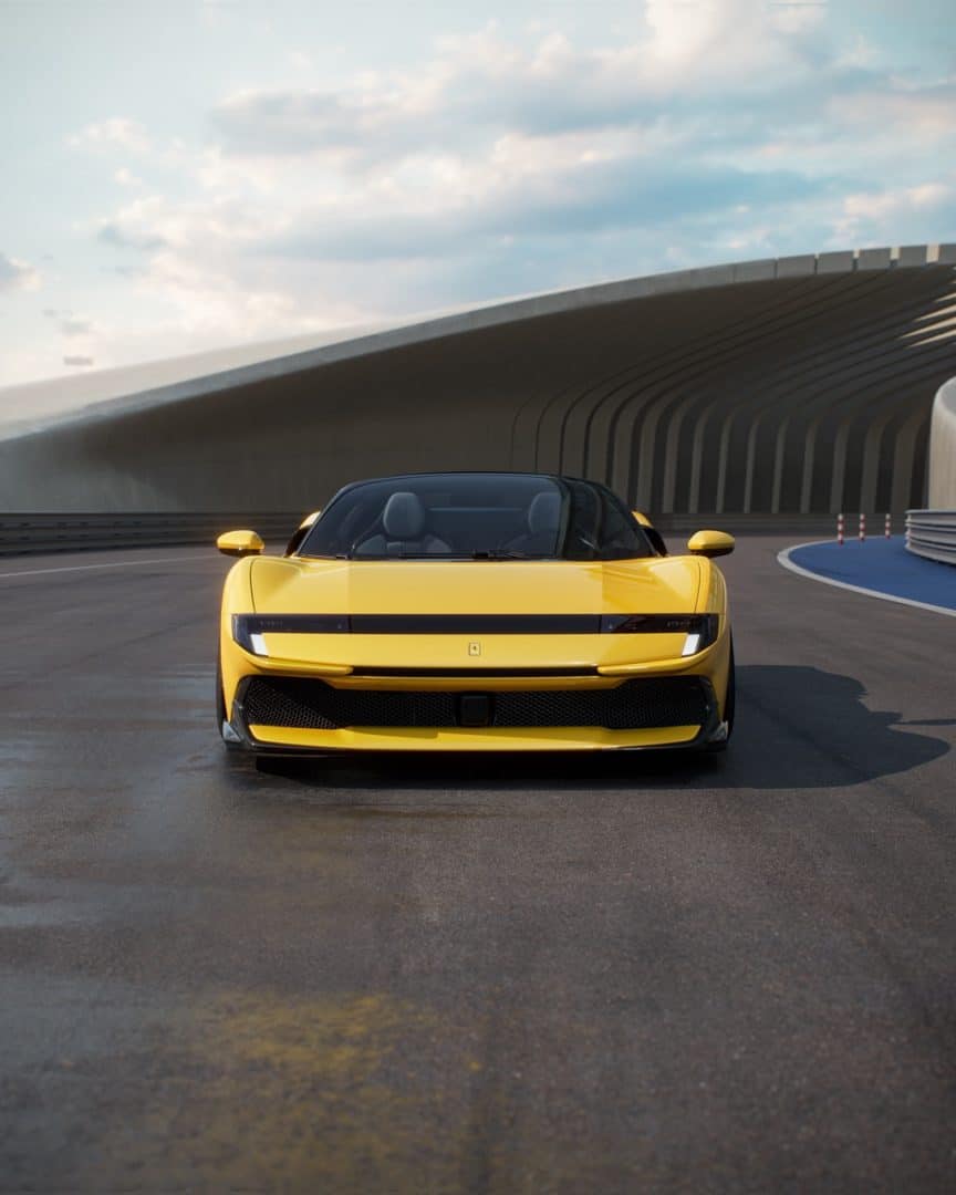 Ferrari 849 Testarossa Spider Giallo Modena 4 dimensioni grandi 864x1080