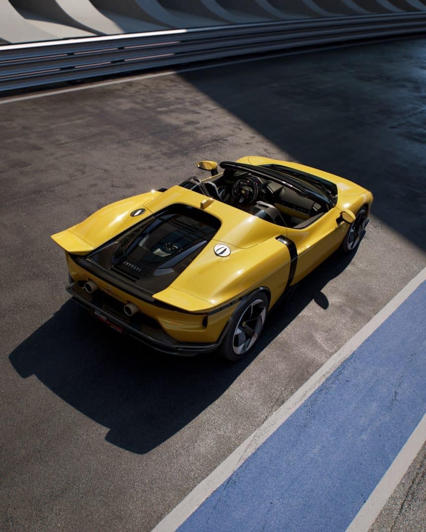 Ferrari 849 Testarossa Spider Giallo Modena 5 dimensioni grandi 864x1080