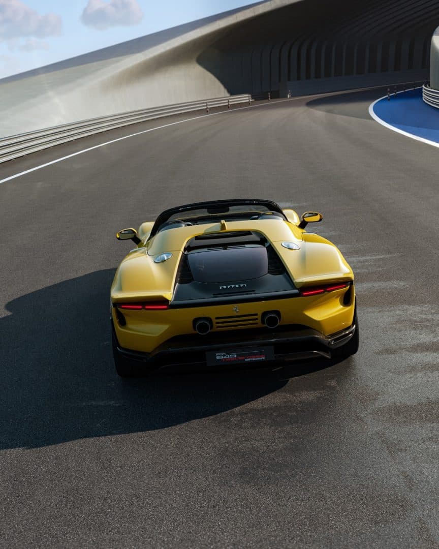 Ferrari 849 Testarossa Spider Giallo Modena 6 dimensioni grandi 864x1080