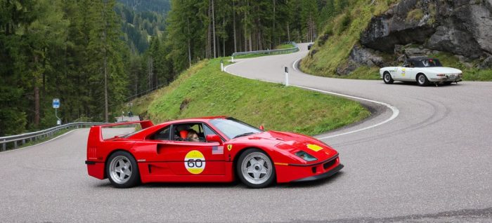 Ferrari Cavalcade Classiche, 60 modelli storici tra le Dolomiti 8