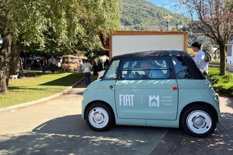 Fiat Topolino porta mobilita green nei Borghi piu belli dItalia 1 480x320