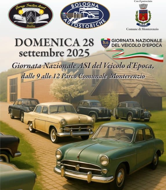 Giornata Nazionale del Veicolo dEpoca il 28 settembre a Monterenzio BO 2 573x656
