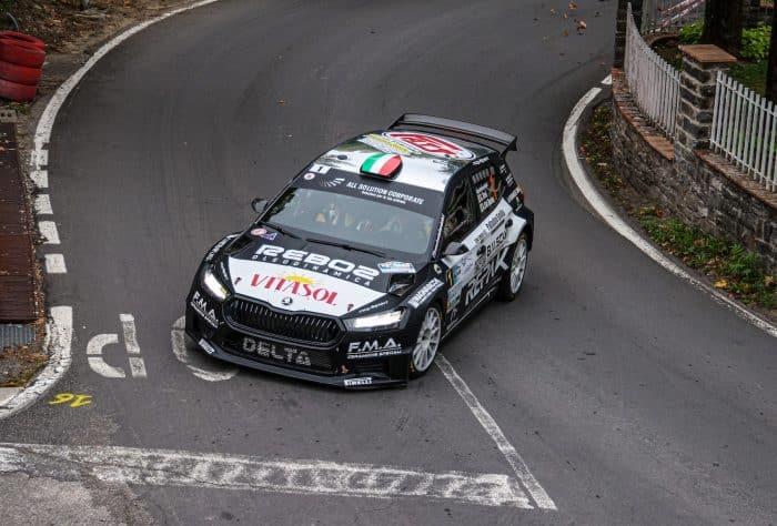 Rally Alto Appennino 2025 NELLA FOTO TOSI-DEL BARBA, I VINCITORI ASSOLUTI (foto Altero Lazzerini)