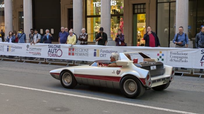 ASI porta 10 prototipi Bertone ai Giardini Reali
