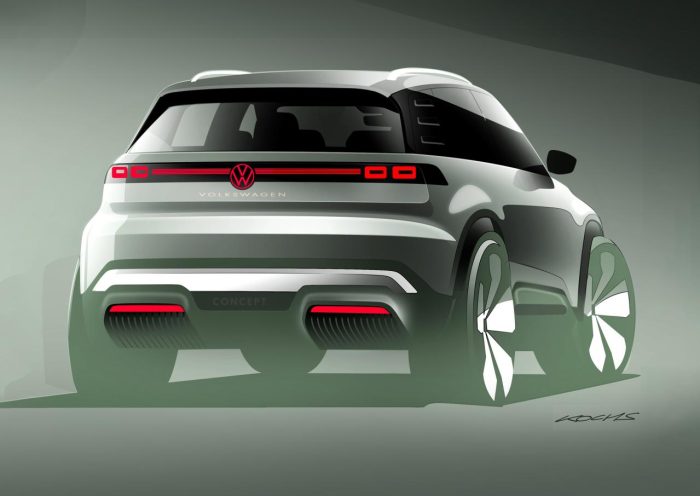 Volkswagen compatta elettrica bozzetti svelano la novita per il 2026 1 e1756720231339 700x496