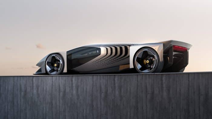 Ferrari F76, hypercar digitale che celebra Le Mans e 76 anni di storia 5 Ferrari F76 11 700x394