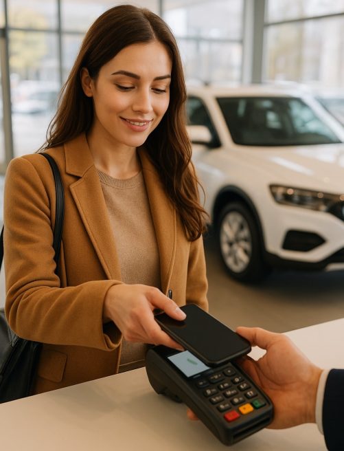 Pagamento digitale per l'auto, il 71% paga manutenzione online, trasformazione epocale 3 Pagamento digitale auto e1761892281336 501x656