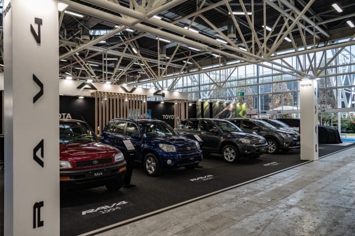 Toyota RAV4 il bestseller mondiale in anteprima a Auto e Moto dEpoca a Bologna 6 700x466