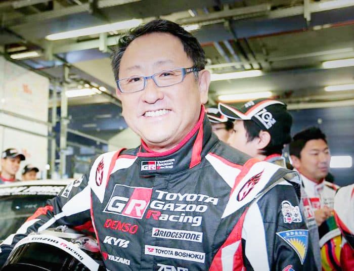 Akio Toyoda in pista con Toyota Gazoo Racing