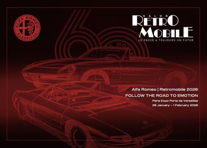 Alfa Romeo a Retromobile 2026, quattro icone tra storia e futuro 6 Alfa Romeo Retromobile 2026