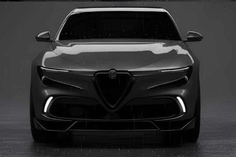 Alfa Romeo Stelvio 2028 rendering, credits Ale Masera