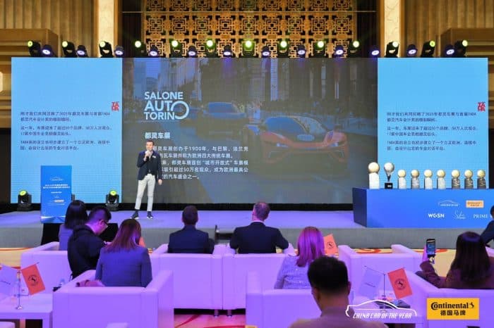 Audi E5 Sportback vince China Car of the Year 2026 Salone Auto Torino 3 700x466