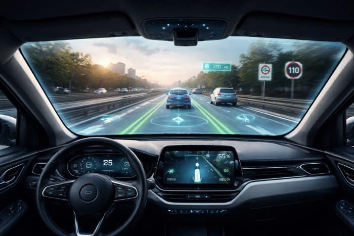 Auto elettrica parabrezza Adas