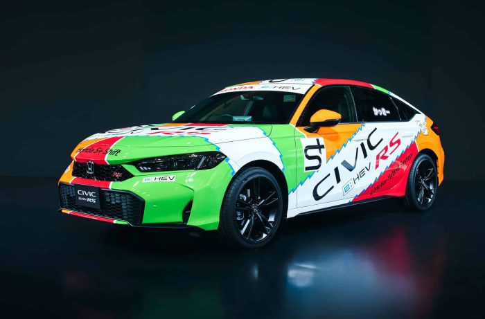 Honda alza il tono sportivo con HRC 5 Honda CIVIC eHEV RS Prototype scaled e1768235178599 700x461