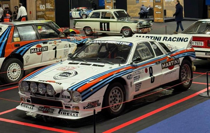Lancia Stratos Renault 5 Turbo Lancia Delta HF a Retromobile debutta The Golden Age of Rally 6 e1769667603381 700x445