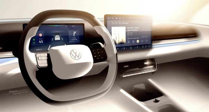 Volkswagen ID. Polo 2026 mostra gli interni del futuro, rivoluzione digitale tra tasti e retrò 5 Volkswagen ID. Polo 2026 interni 8 700x377