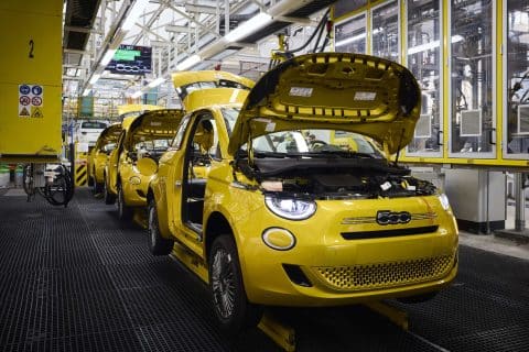 Fiat 500 Hybrid – Mirafiori stabilimento fabbrica